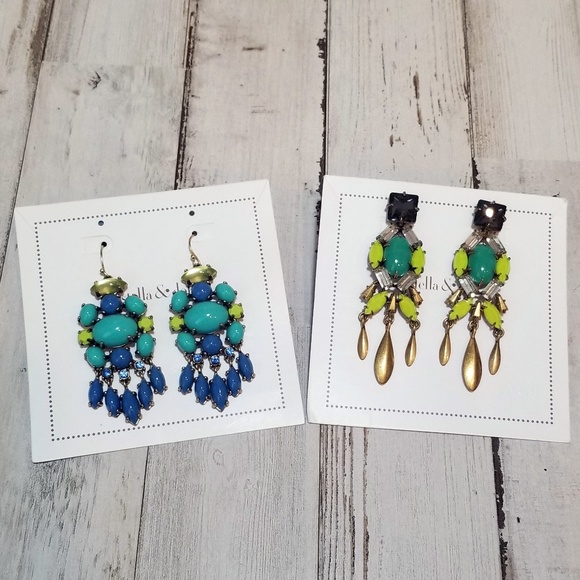 Stella & Dot Jewelry - Stella & Dot Aviva and Jardin Chandelier Earrings